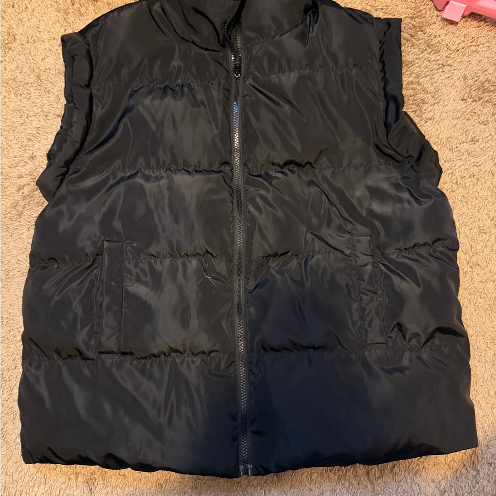 Black Puffer Vest